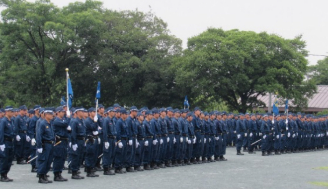 G20大阪サミットに出動する部隊の様子